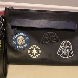 Star Wars X Coach Carryall Pouch With Patches